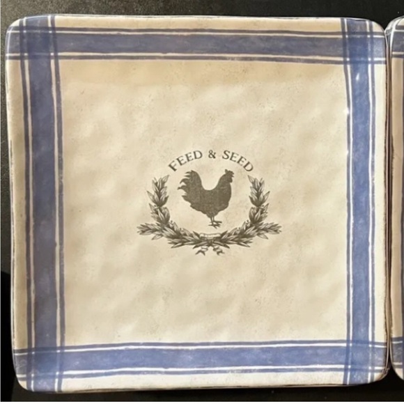 Susan Winget Urban Farmhouse 3 Piece Place Setting - Dinner Salad Soup - Picture 2 of 5